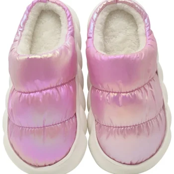 Miny Naisten Kengät-Aamutossut 37/38 Kiiltävä Pinkki