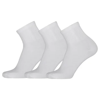 Catmandoo Miesten Sukat-Aikuisten Urheilusukat Crew Unisex 3 Pr/pkt Valkoinen