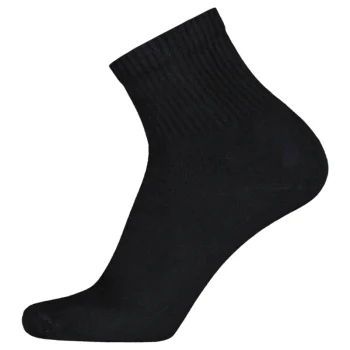 Catmandoo Miesten Sukat-Aikuisten Urheilusukat Crew Unisex 3 Pr/pkt Musta