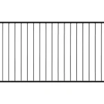 Green Land Puutarha-aidat Ja Verkot-Aitaelementti Garden 1000 X 1800 Mm, Alumiininen, Musta