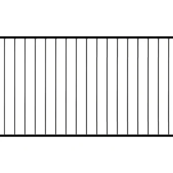 Green Land Puutarha-aidat Ja Verkot-Aitaelementti Garden 1000 X 1800 Mm, Alumiininen, Musta