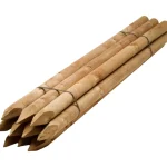 Puutarha-aidat Ja Verkot-Aitatolppa 4 X 150 Cm Ruskea 100 Kpl LAVA