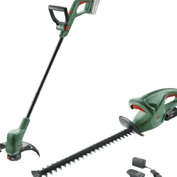 Bosch Ruohotrimmerit-Akkukonesetti 18V EasyHedgeCut 18-45 1x2,0Ah + EasyGrassCut 18-26 Solo