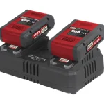 Brücke Sähkötyökalut-Akku+laturisetti CLICK+ Dual 2x4Ah 18V