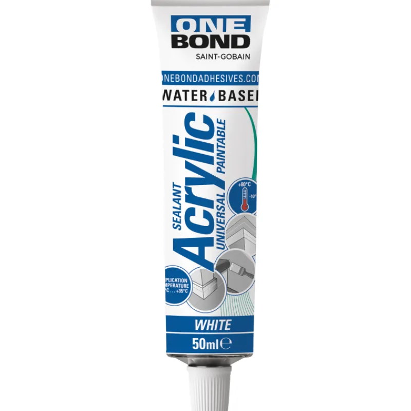 akryylimassa-onebond-50-ml-val-RNORREuJ-0.webp Onebond Liimat, Massat Ja Tasoitteet-Akryylimassa 50 Ml, Valkoinen