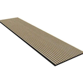 Evella Maalaustarvikkeet-Akustiikkalevy Slim Line Tammi 2650 X 594 Mm Puuviilupintainen