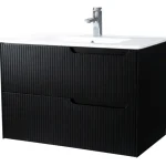 Lykke LVI-Allaskaappi Polar Deluxe 80 X 46 X 55 Cm, Musta