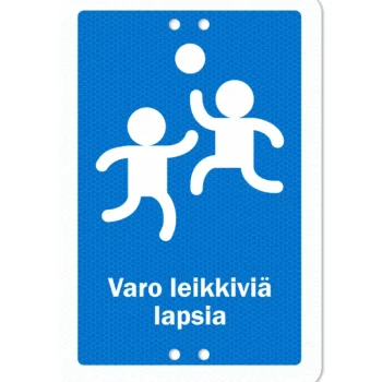 Sekure Pienrauta-Alumiinikyltti 20 X 30 Cm Varo Lapsia