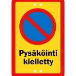 Sekure Pienrauta-Alumiinikyltti 20 X 30 Cm Pysäköinti Kielletty