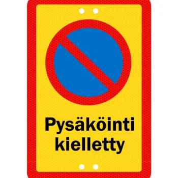 Sekure Pienrauta-Alumiinikyltti 20 X 30 Cm Pysäköinti Kielletty