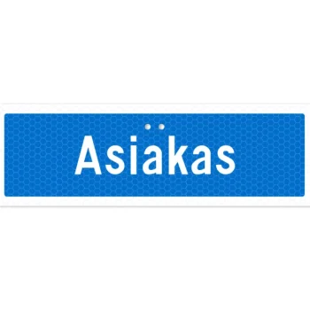 Sekure Pienrauta-Alumiinikyltti 50 X 16 Cm Asiakas