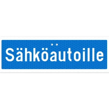Sekure Pienrauta-Alumiinikyltti 50 X 16 Cm Sähköautoille