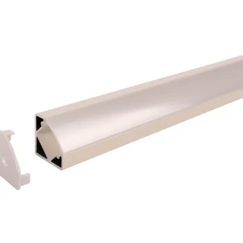 Led Energie Sisävalaisimet-Alumiiniprofiili 1 M Kulma Valkoinen