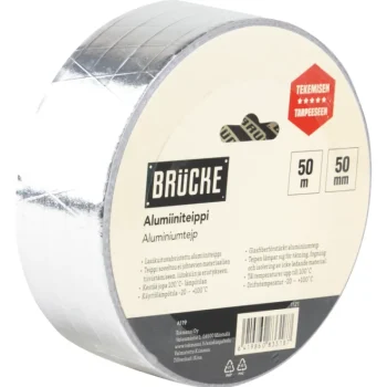 Brücke Teipit-Alumiiniteippi 50 Mm X 50 M Vahvistettu