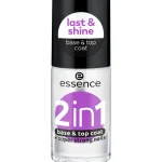 Essence Kynsikosmetiikka^Alus- Ja Päällyslakka 8 Ml 2 In 1