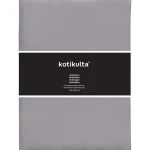 Kotikulta Vuodevaatteet-Aluslakana 150 X 260 Cm Puuvillasatiini Harmaa