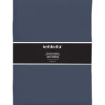 Kotikulta Vuodevaatteet-Aluslakana 240 X 260 Cm Puuvillasatiini Sininen