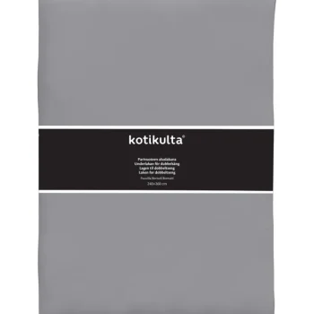 Kotikulta Vuodevaatteet-Aluslakana 240 X 260 Cm Puuvillasatiini Harmaa