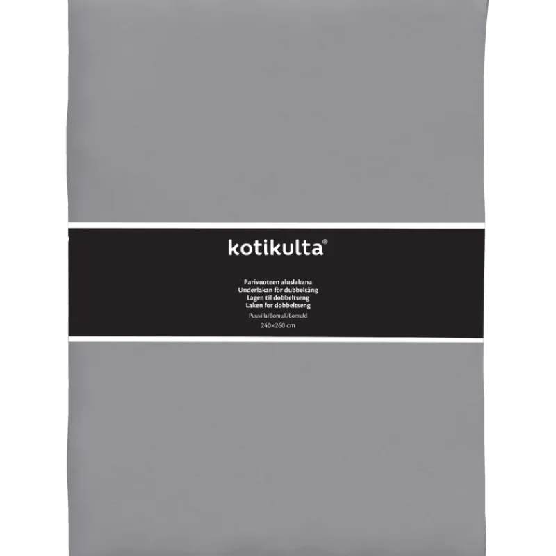 aluslakana-kotikulta-240-x-260-roukUido-0.webp Kotikulta Vuodevaatteet-Aluslakana 240 X 260 Cm Puuvillasatiini Harmaa