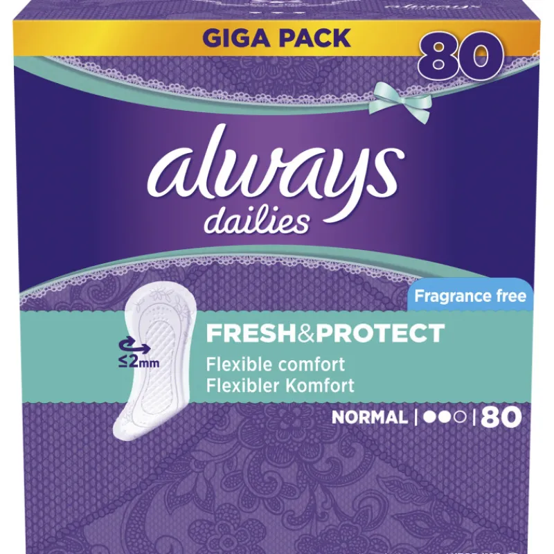 always-normal-pikkuhousunsuoja-bwsMlDzi-0.webp Always Intiimihygieniasuojat^Normal Pikkuhousunsuojat 80 Kpl Megapakkaus