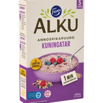 Fazer Alku Hiutaleet Ja Ryynit^Annospikapuuro 5 X 40 G Kuningatar