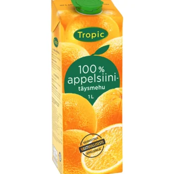 Tropic Mehut, Mehutiivisteet Ja Glögit^Appelsiinitäysmehu 1 L