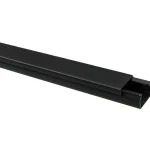 Famatel Kaapelit-Asennuskanava 10 X 15 X 2000 Tarra Musta