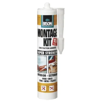 Bison Liimat, Massat Ja Tasoitteet-Asennusliima Montage Kit 350 G Supervahva