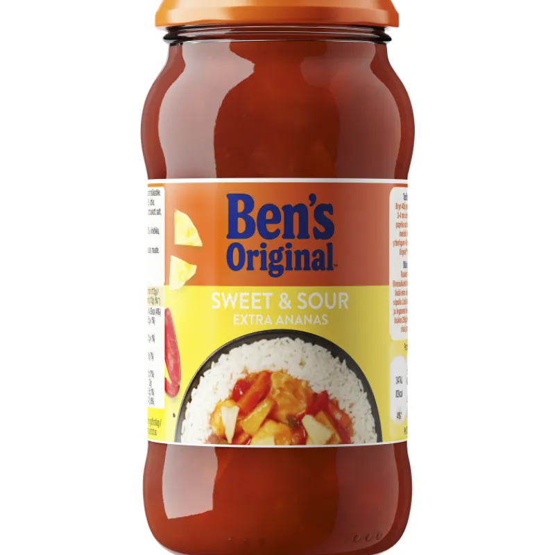 ateriakastike-bens-original-45-JHJFcIzt-0.webp Bens Original Keitto- Ja Kastikeainekset^Ateriakastike Ben's Original 450 G Sweet & Sour Extra Ananas