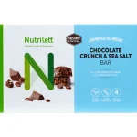Nutrilett Painonhallinta Ja Paastotuotteet^Ateriankorvikepatukka 4 X 60 G Chocolate Crunch & Sea Salt