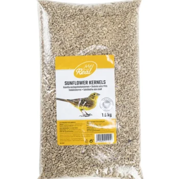 Real Bird Linnunruoka^Auringonkukansiemen 1,5 Kg Kuorittu