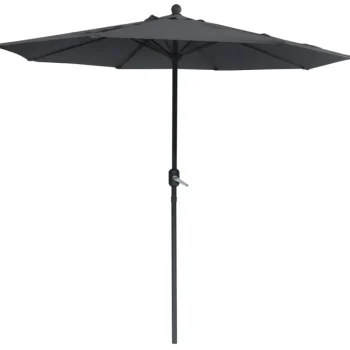 Parco Puutarhakatokset Ja Aurinkovarjot-Aurinkovarjo Parma 270 Cm, Tummanharmaa
