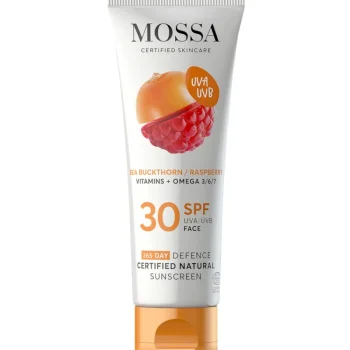 Mossa Luonnonkosmetiikka-Aurinkovoide 50 Ml 365 Days Defence Kasvoille SK30