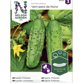 Nelson Garden Basic Kasvien Ja Nurmikonsiemenet-Avomaankurkku Siemen Vert Petit De Paris
