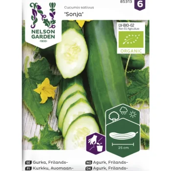 Nelson Garden Basic Kasvien Ja Nurmikonsiemenet-Avomaankurkku Siemen Sonja Pitkä Organ