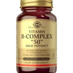 Solgar Terveysravinteet Ja -valmisteet^B-vitamiiniyhdistelmä 100 Kpl 50 Mg