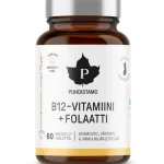 Puhdistamo Terveysravinteet Ja -valmisteet^B12-vitamiini + Folaatti 60 Kpl Vadelma