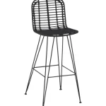 Eureka Huonekalut-Baarituoli 2 Kpl Candi Musta