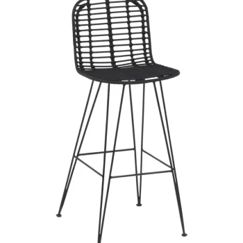 Eureka Huonekalut-Baarituoli 2 Kpl Candi Musta