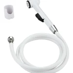 LVI-Bidee-käsisuihku 150 Cm Letkulla Valkoinen