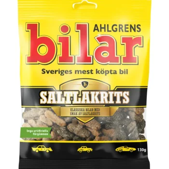 Ahlgrens Karkit^Bilar 130 G Saltlakrits
