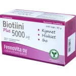 Fennovita Terveysravinteet Ja -valmisteet^Biotiini Plus 100 Kpl