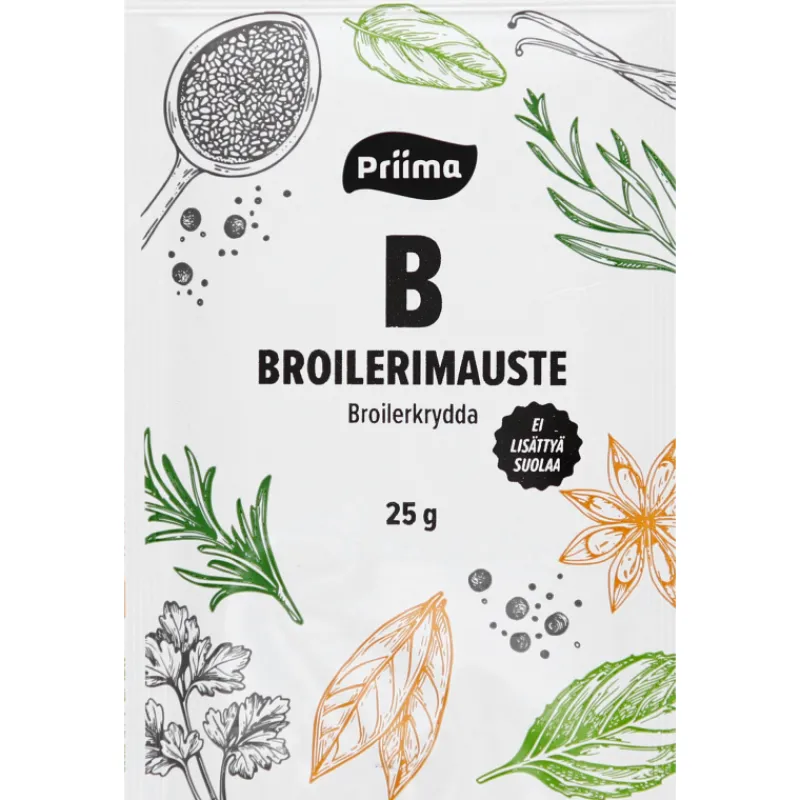 broilerimauste-priima-25-g-suo-WeqCUWFm-0.webp Priima Mausteet Ja Liemivalmisteet^Broilerimauste 25 G Suolaton