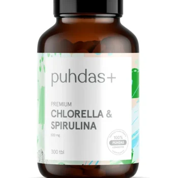 Puhdas+ Terveysravinteet Ja -valmisteet^Chlorella & Spirulina 500 Mg 300 Kpl Premium