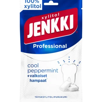 Jenkki Professional Purukumit^Cool Peppermint 80 G Purukumi