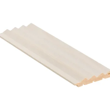 Cent Puutavara-Dyyni-paneeli 15x90x3300, Mänty, Valkolakattu, 5 Kpl