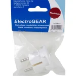Sähköasennustarvikkeet-ElectroGEAR-pistotulppa Maadoitettu Sivukytkentä IP20