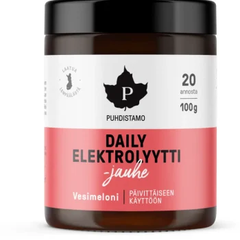 Puhdistamo Terveysravinteet Ja -valmisteet^Elektrolyyttijauhe 100 G Daily Vesimeloni