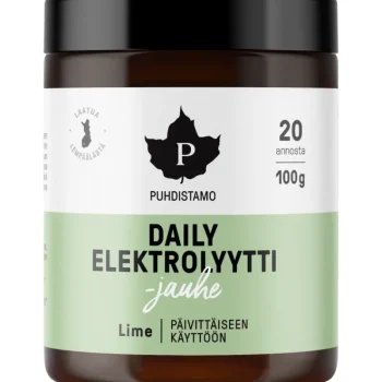 Puhdistamo Terveysravinteet Ja -valmisteet^Elektrolyyttijauhe 100 G Daily Lime