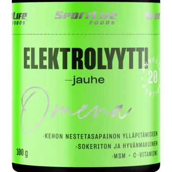 Sportlife Terveysravinteet Ja -valmisteet^Elektrolyyttijauhe 100 G Omena